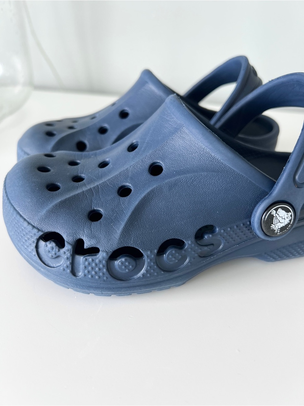 EUC Navy Blue Crocs Clogs - 11 - Picture 7 of 9